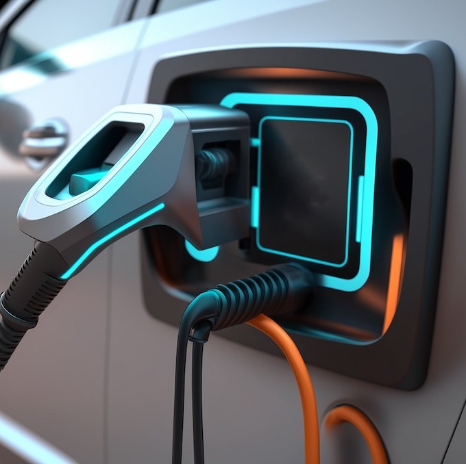 electric charger for a car