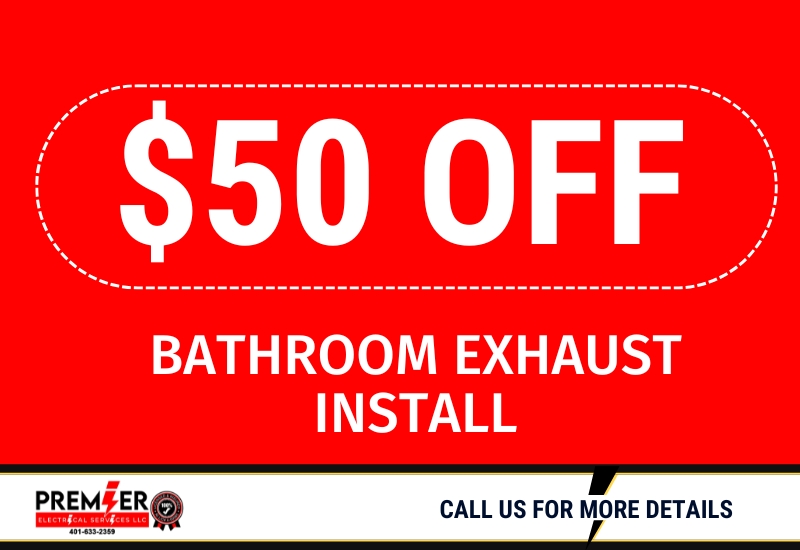 $50 off on bathroom exhaust install